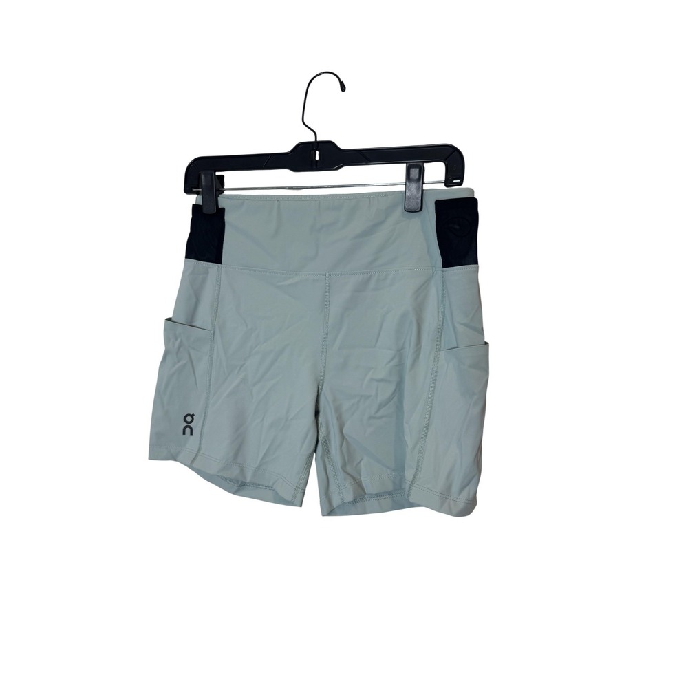 On Sprinter Shorts Womens Large Gray High Rise Compression Running Athletic